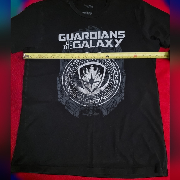We Love Fine Marvel Guardians of The Galaxy Vol.2  Black T- Shirt - Picture 3 of 7
